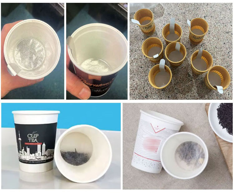 tea cup filling sealing machine