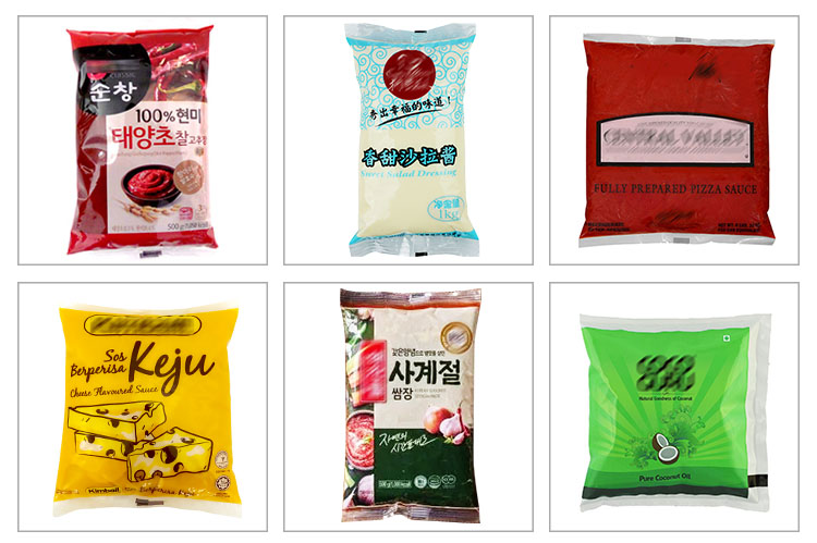 liquid sauce paste pouch bag liquid sauce paste pouch bag