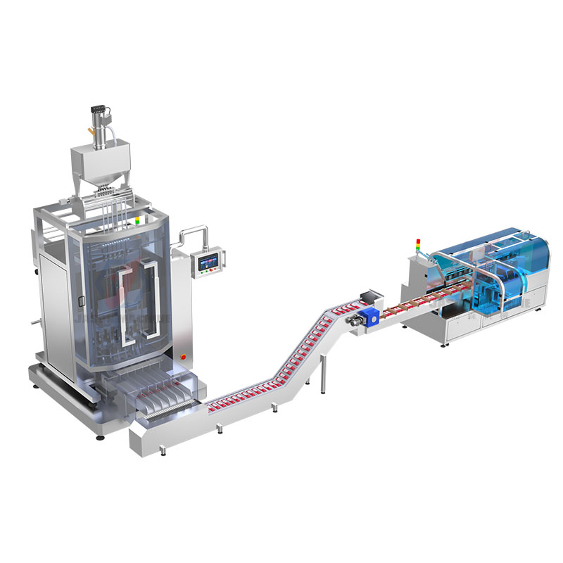 multi-lane granule stick sachet cartoning machine