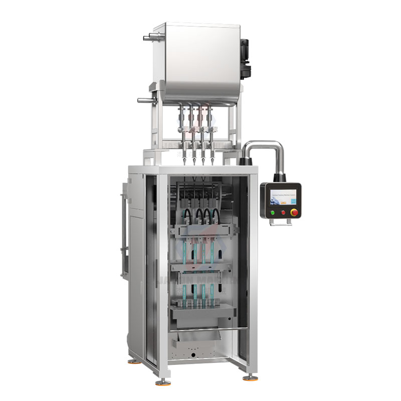4 lane piston liquid packing machine