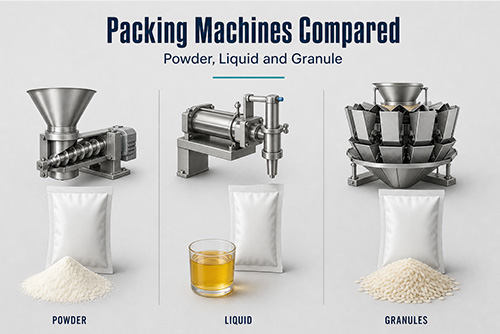 What Is the Difference Between Powder, Liquid and Granule Packing Machines?